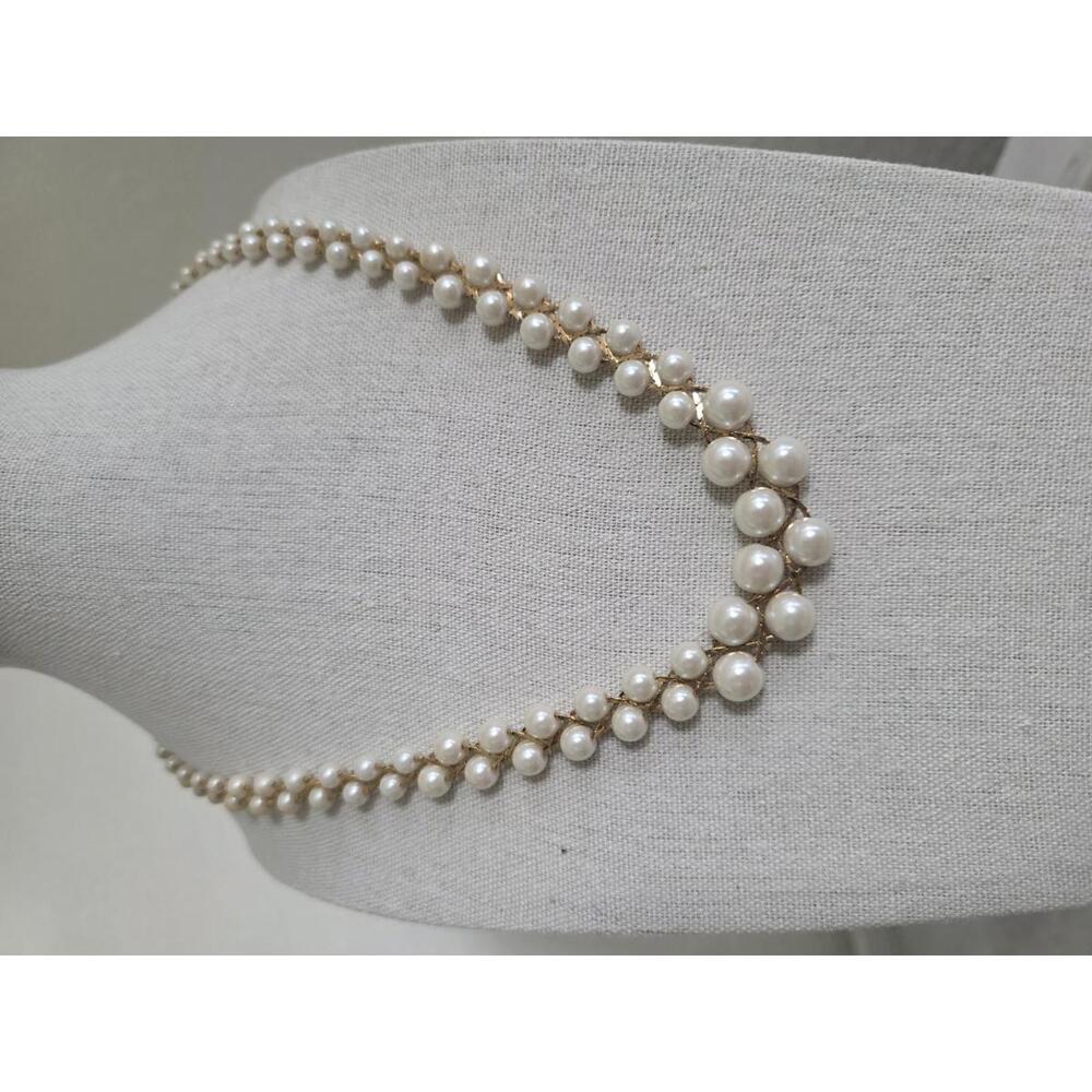 Pearl Graduated Strand Necklace – 17" with Gold-Tone Clasp